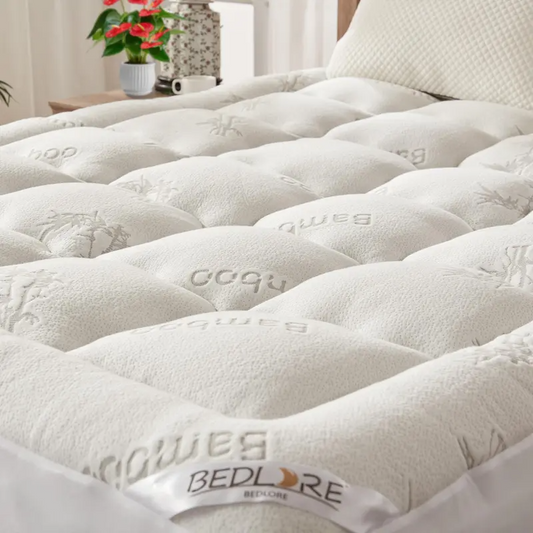 Premium Plush Pillow Top Mattress Protector for All-Season Comfort